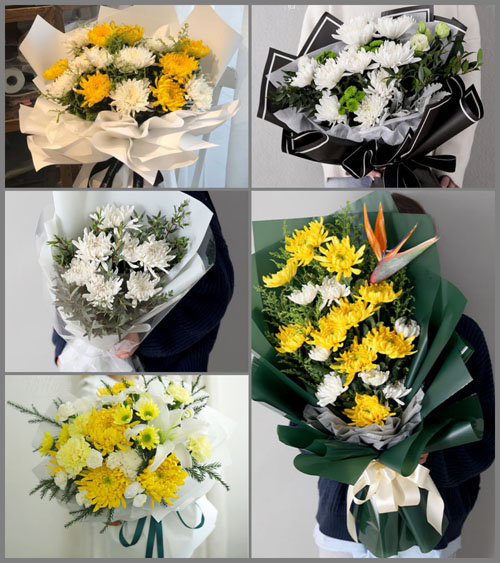 广东湛江市廉江市石角镇洞滨村白事花束代送